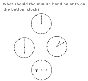 Clock puzzles Question 12