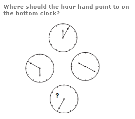 Clock puzzles Question 7